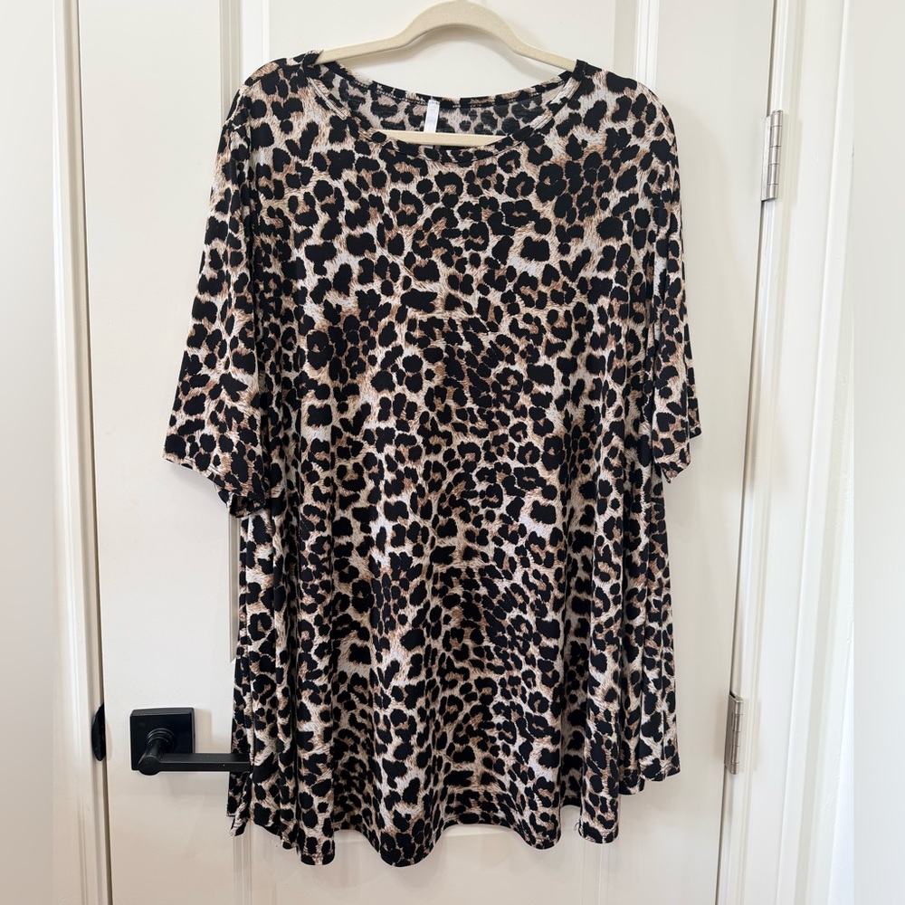 Leopard Print Women's Top